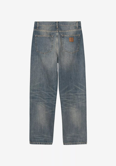 Aaron Pant bluewornusedwash Rueckenansicht