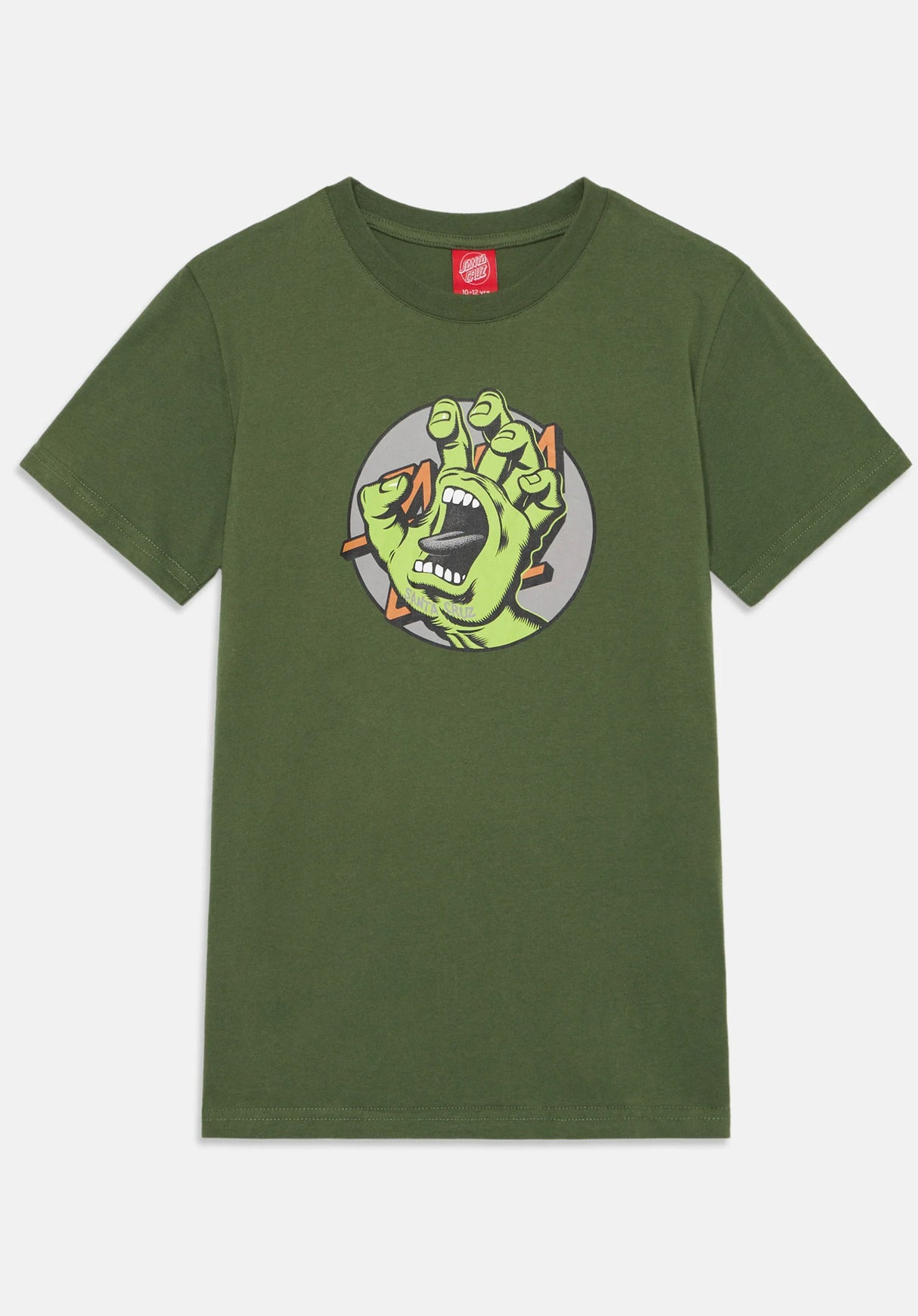 Youth Hand Dot Front darkmoss Vorderansicht