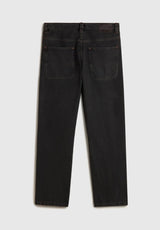 Skate Loose Bootcut Denim black Rueckenansicht