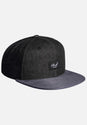Suede 6-Panel blackdenim Vorderansicht