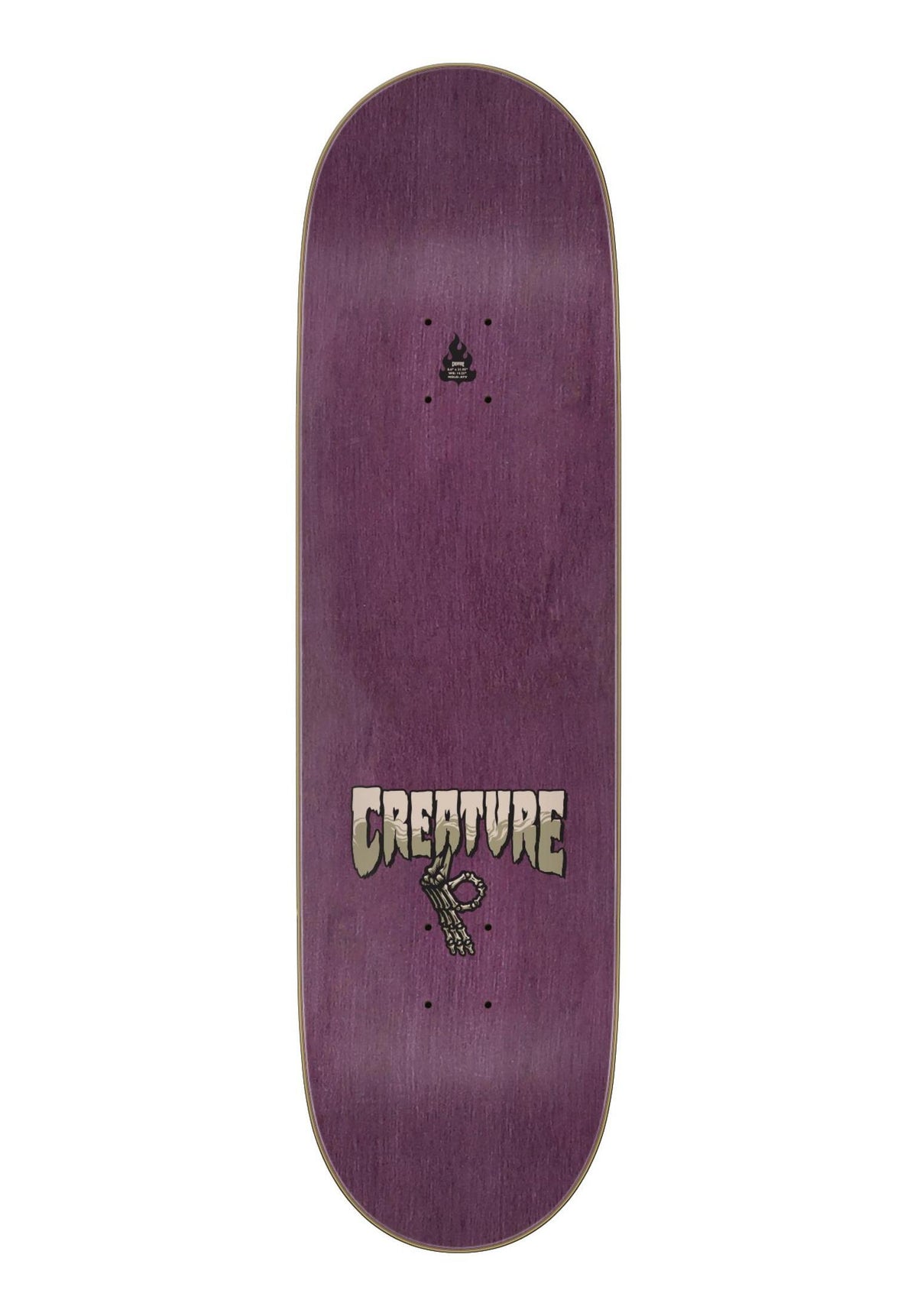 Creature Raffin Reaper Pro Deck green-purple – Rückenansicht