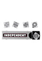 Bar Logo Dice Set silver Vorderansicht