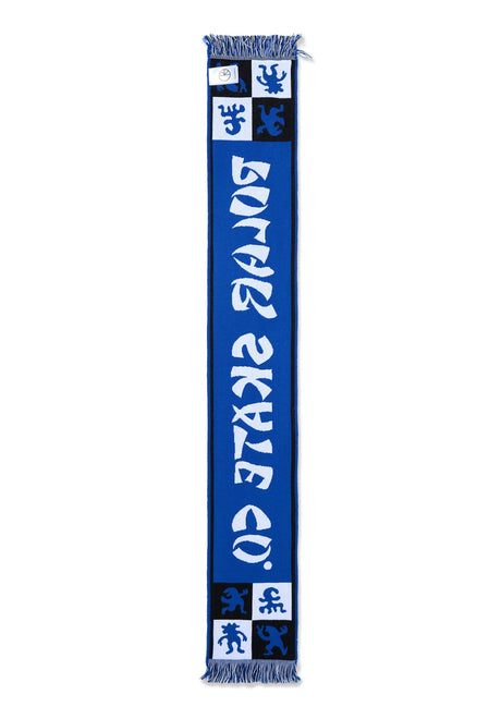 Football Scarf blue Rueckenansicht
