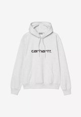 Hooded Carhartt Sweatshirt ashheather-graphite Vorderansicht