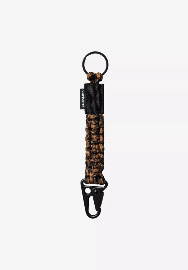 Rope Keyholder hamiltonbrown-black Vorderansicht