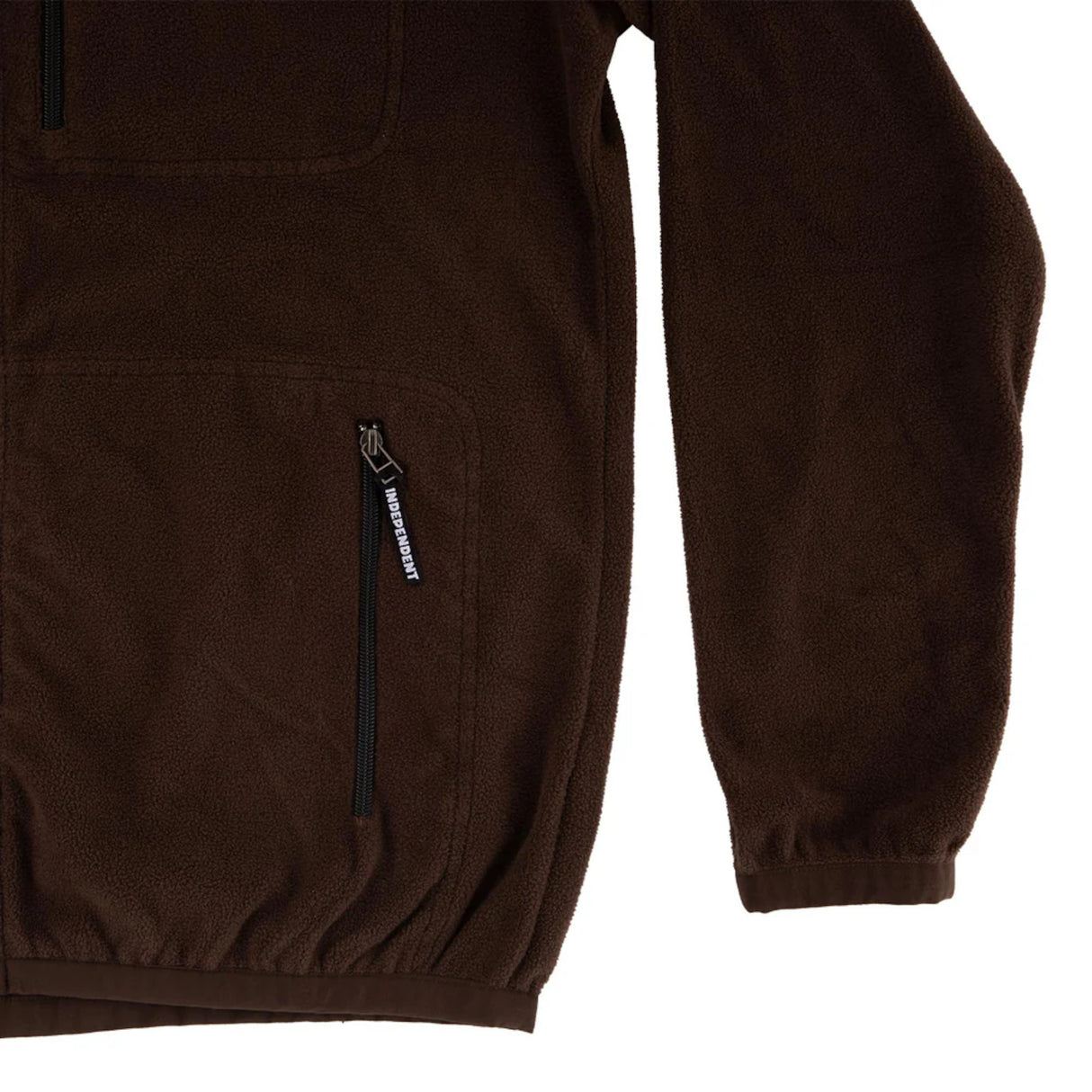 BTG Fleece Jacket darkbrown-black Unteransicht