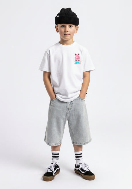 x YEYE WELLER Push Hard Kids white Vorderansicht