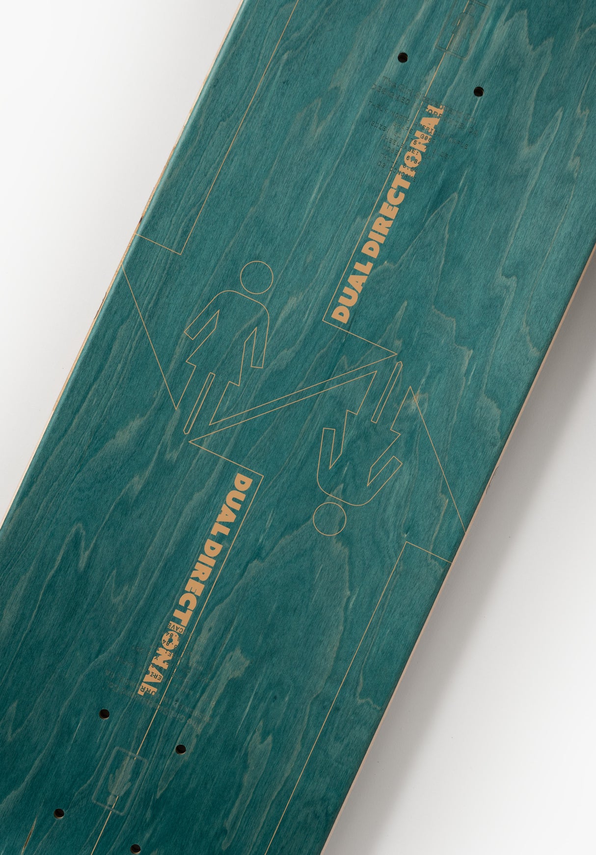 McCrank Dual Directional Twin Tip white-green-beige Closeup2