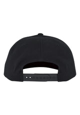 Span Embroidered 6-Panel Structured Snapback black-darkred Rueckenansicht