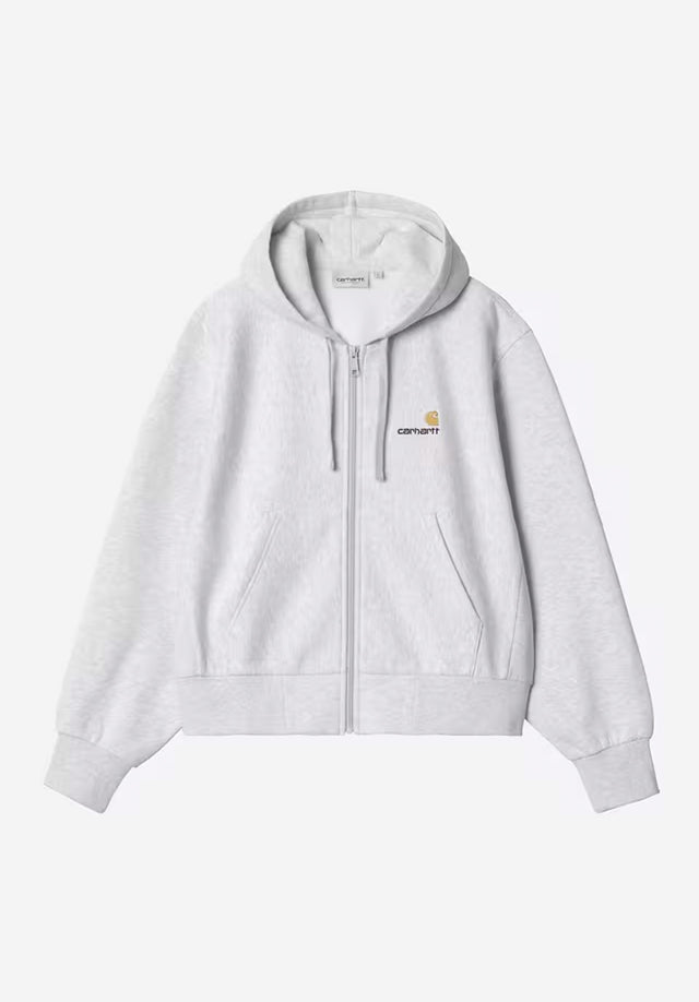 W' American Script ashheather Vorderansicht