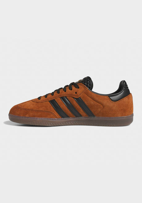 adidas-skateboarding Samba ADV Schuhe Jungs dubrown-coreblack-gum – Detailansicht 2