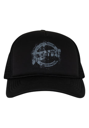 Finest Streak 5-Panel Unstructured Mesh Snapback black Vorderansicht