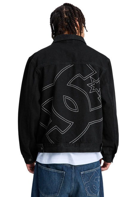 DC Shoes Ethos Trucker Übergangsjacke black-tint – Rückenansicht