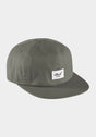 Flat 6-Panel Cap charcoal Vorderansicht