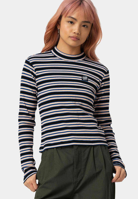 Opus Dot Mock Neck multistripe Vorderansicht