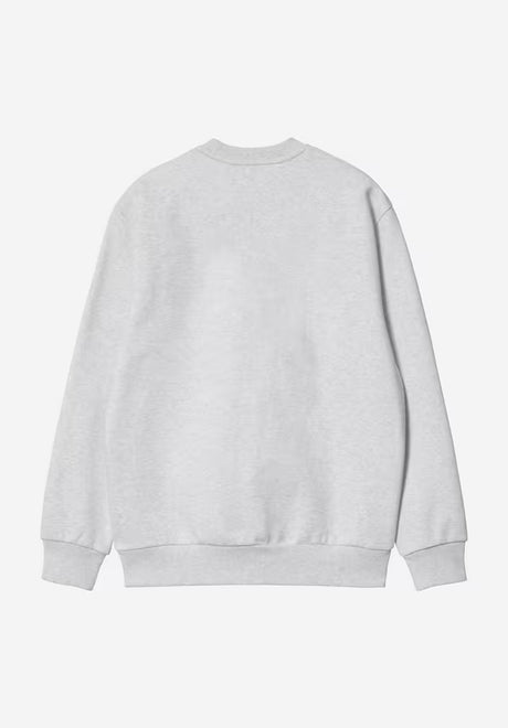 Carhartt Sweatshirt ashheather-rondo Rueckenansicht