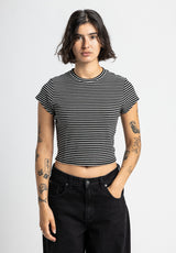 Simay black-white-striped Rueckenansicht