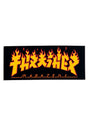 Godzilla Flame Sticker 1,5 x 3-1/2 black Vorderansicht