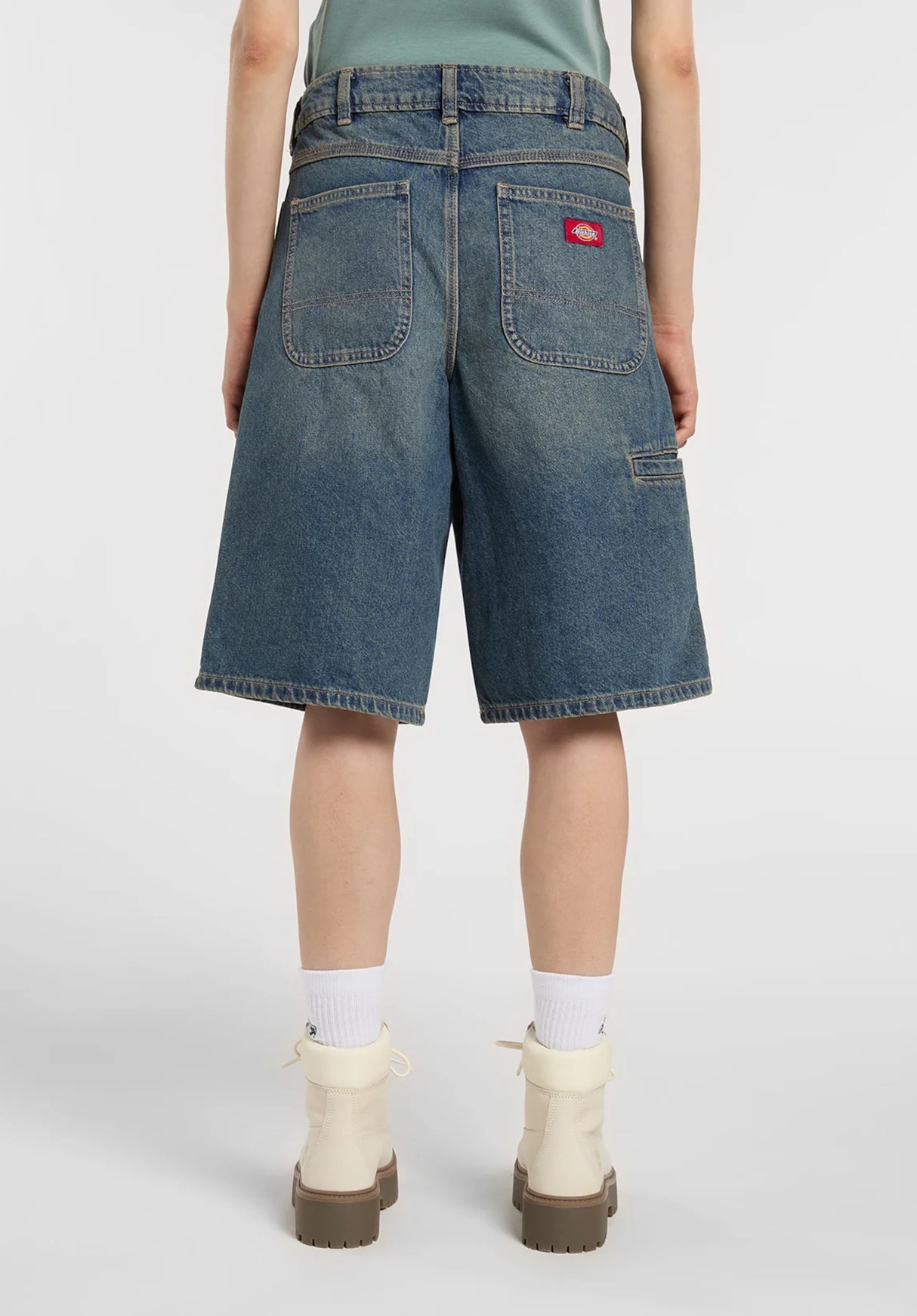 957 13 Inch Denim khakitintedblue Rueckenansicht