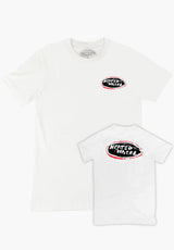 Oval white Vorderansicht