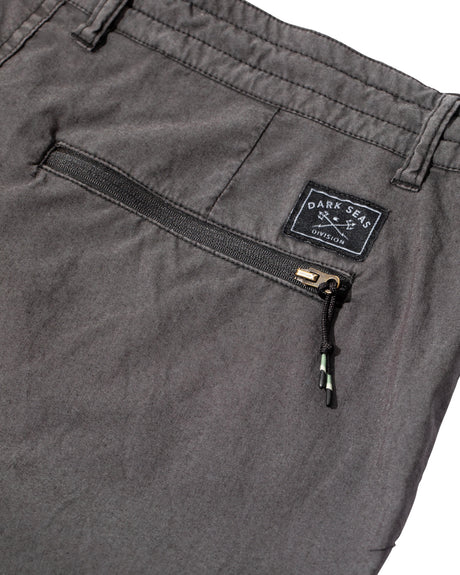 Dark Seas Hydrochino Chino-Short black – Oberansicht
