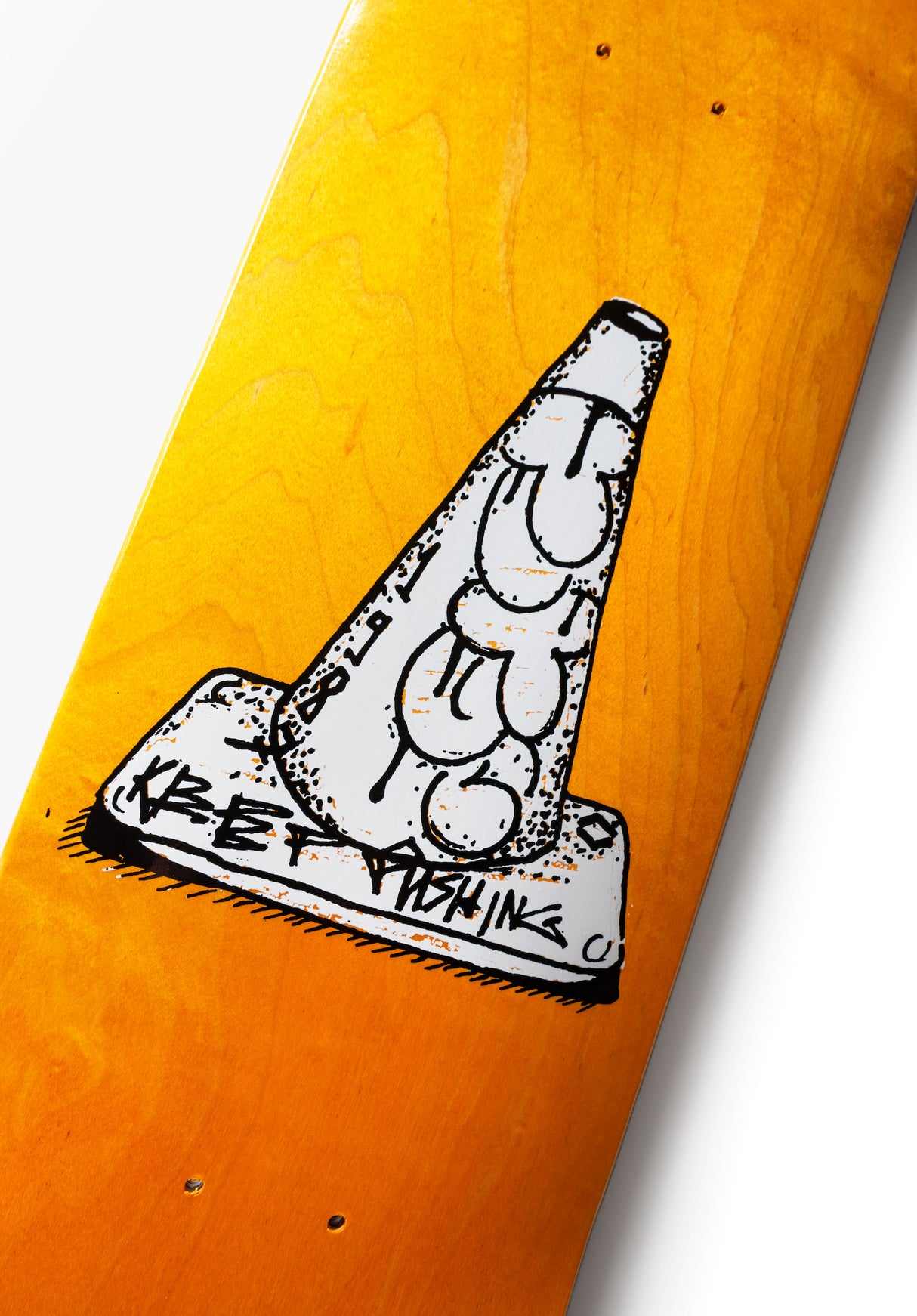 Hütchen orange Oberansicht