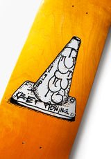 Hütchen orange Oberansicht