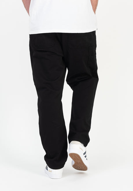 Carhartt WIP Flint Pant Chino- / Stoffhose black-garmentdyed – Ansicht 3