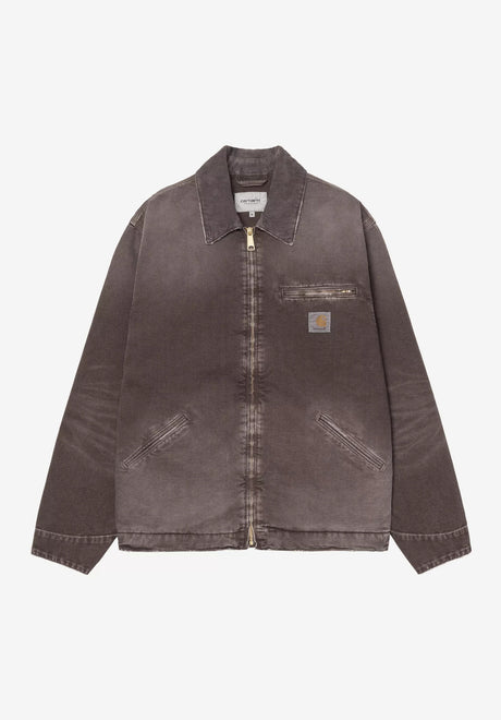 Carhartt WIP OG Detroit Übergangsjacke tobacco-tobaccodestroyedcanvas – Vorderansicht