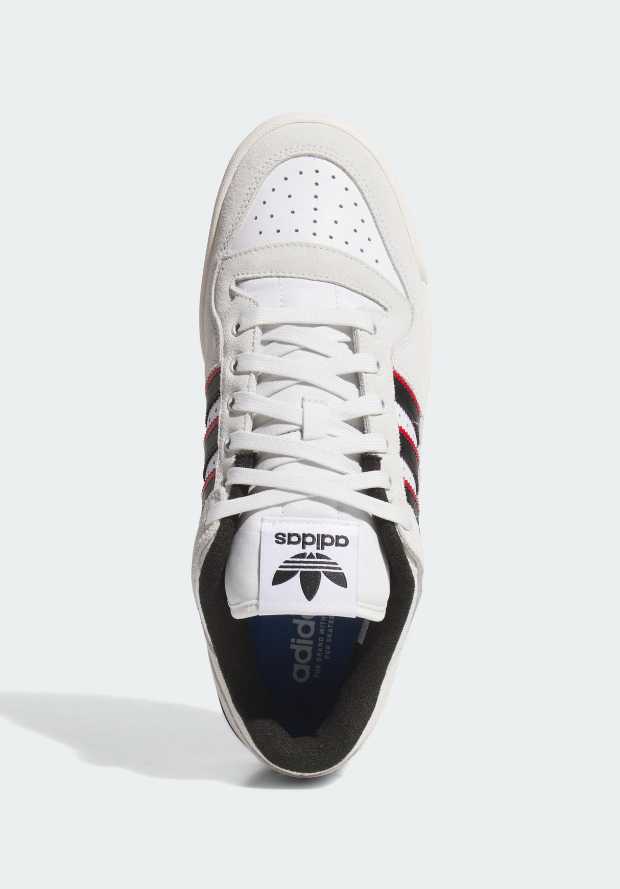 Forum 84 Low ADV crystalwhite-coreblack-betterscarlet Rueckenansicht