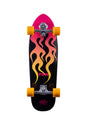 Erin Brooks Power Blaze 31.5 Surfskate black-orange-pink Vorderansicht