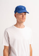 HXGN Icon Dad Cap future-blue-cord Closeup1
