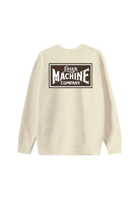 Loser-Machine New-OG Heavyweight Crew Sweatshirt bone – Vorderansicht