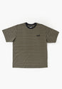 Recess Boxy Striped Knit forest night Vorderansicht