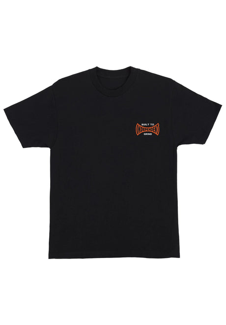Independent Built To Grind Span Heavyweight T-Shirt black – Rückenansicht