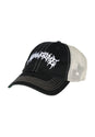 Barb Embroidered Hat black-white Vorderansicht