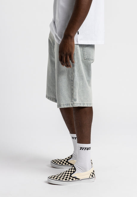 Boogy Short icegreywashed Rueckenansicht