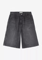 W' Nixon Double Knee bluedestroywash-splatter Vorderansicht