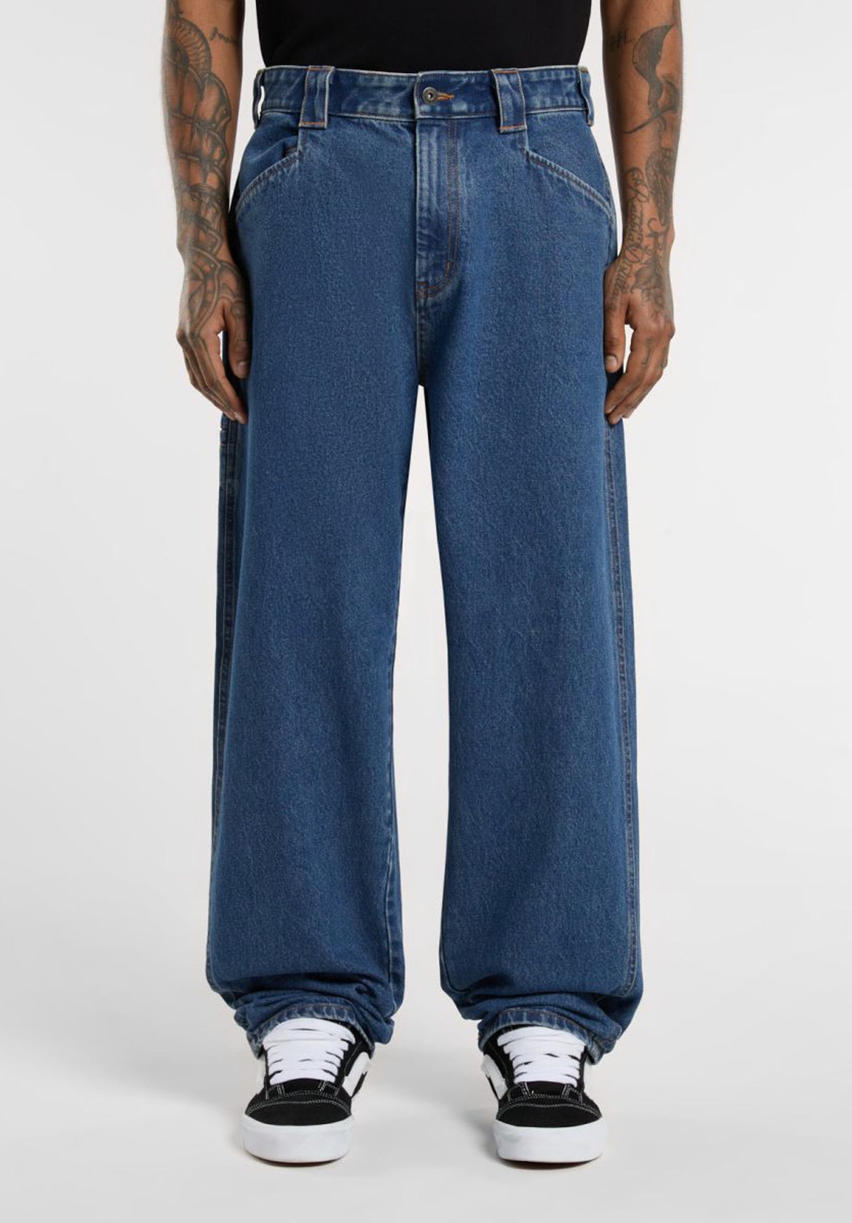 Mike Anderson Denim stonewashed Vorderansicht