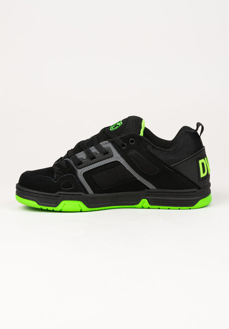 Comanche black-charcoal-lime-nubuck Oberansicht