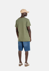 Solid Short retroblue Rueckenansicht