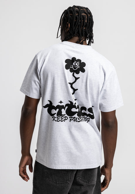 Angry Flower lightheathergrey Vorderansicht