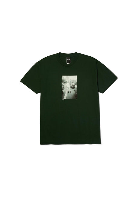 HUF Fight The Traffic T-Shirt forestgreen – Vorderansicht