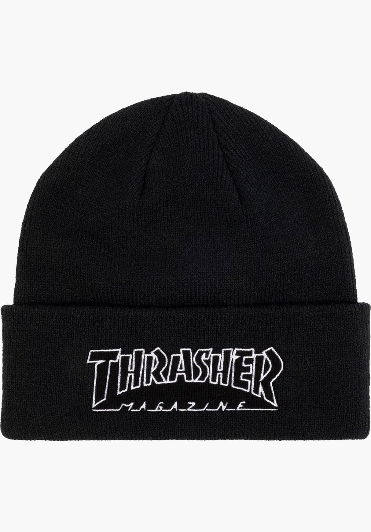 Outlined Logo Embroidered black Vorderansicht