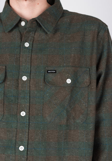 Bowery Flannel ocean Rueckenansicht