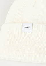 Merino Thin Cap offwhite Rueckenansicht