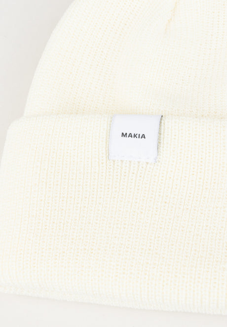 Merino Thin Cap offwhite Rueckenansicht