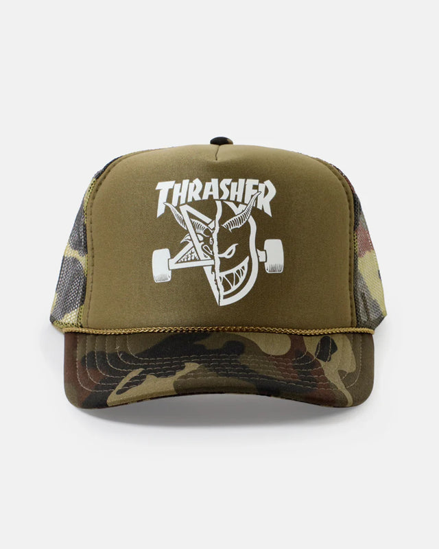 x Spitfire - Thrash & Burn Trucker camo Vorderansicht