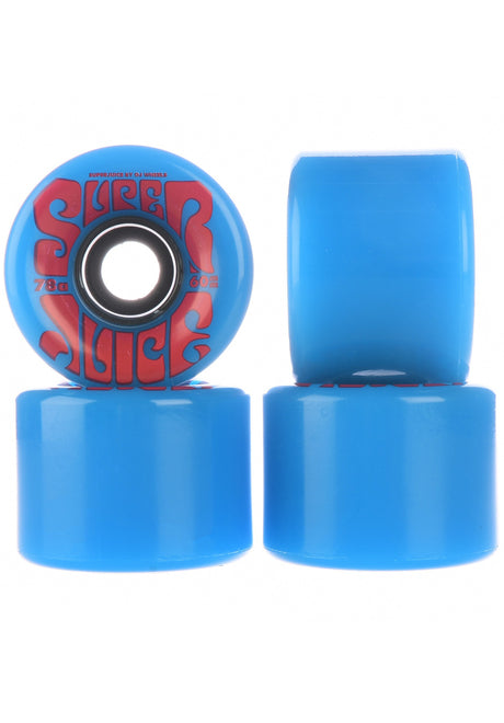 60mm Blues Super Juice 78a blue Rueckenansicht
