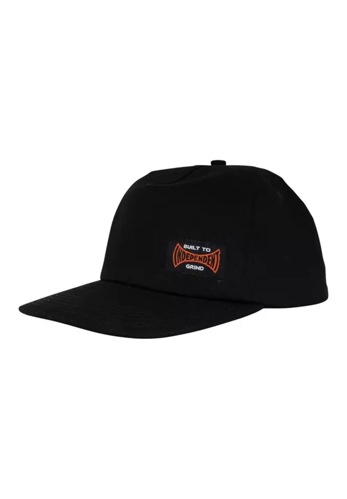 Built To Grind Span 5-Panel Unstructured Snapback black Rueckenansicht